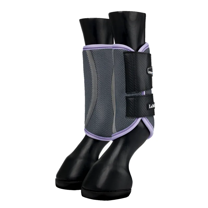 LeMieux Carbon Mesh Wrap Boots - Wisteria
